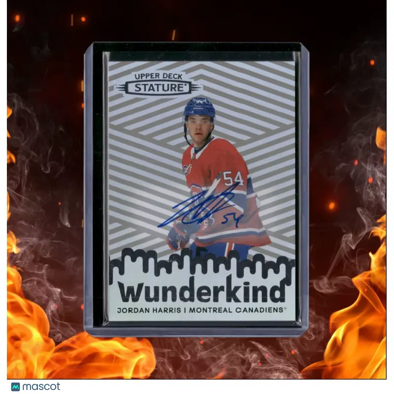 2022-23 Upper Deck Stature Jordan Harris Wunderkind Rookie Auto #W-18