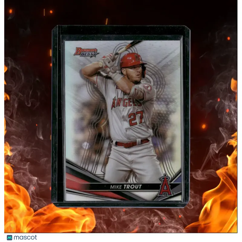 2022 Bowman's Best Mike Trout Refractor #14