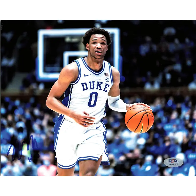 WENDELL MOORE signed 8x10 Photo PSA/DNA Duke Blue Devils Autographed