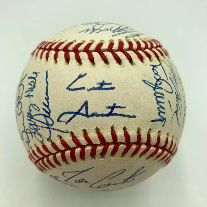 1993 Toronto Blue Jays World Series Champs Team Signed W.S. Baseball JSA COA