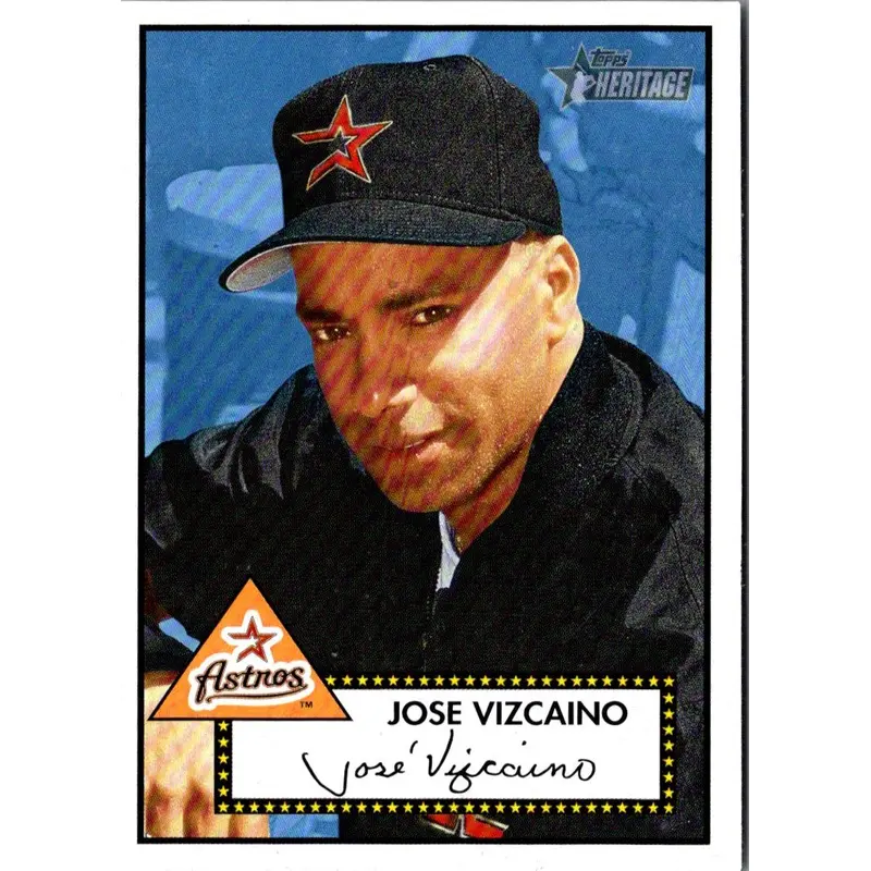 2001 Topps Heritage Jose Vizcaino #87