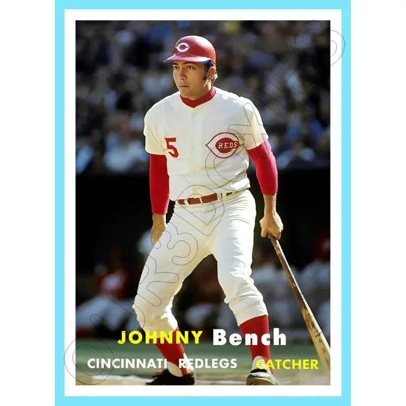 Johnny Bench 1957 Topps Custom Card - 4081
