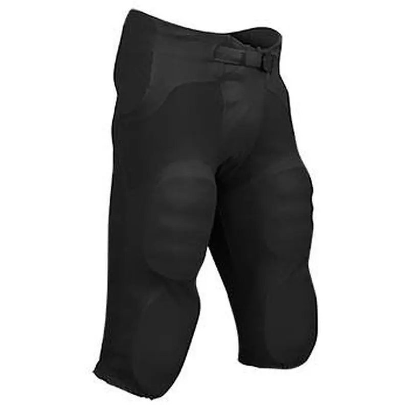 New Champro Safety Integrated Football Pant w/ Pads Husky Black