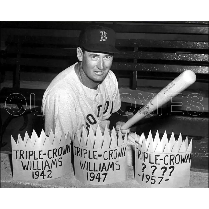 Ted Williams 8X10 Photo - 1957 Boston Red Sox - 3317