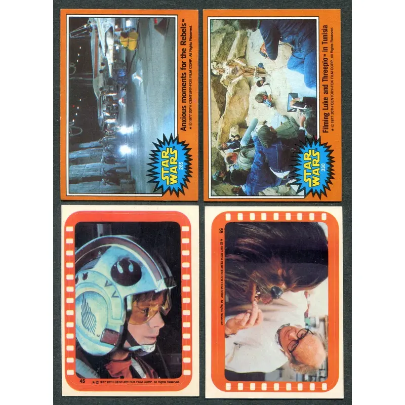 1978 Topps Star Wars Complete Series 5 Set (w/ stickers) (66/11) NM #1