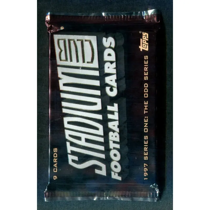 1997 Topps Stadium Club Football Unopened Series 1 Pack (Retail) (9)