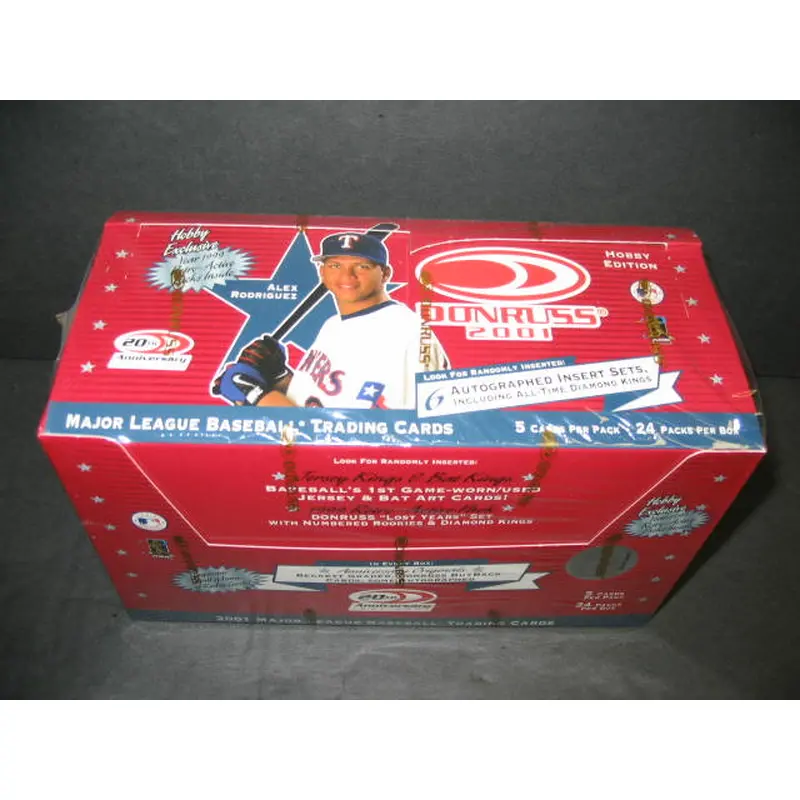 2001 Donruss Baseball Box (Hobby)