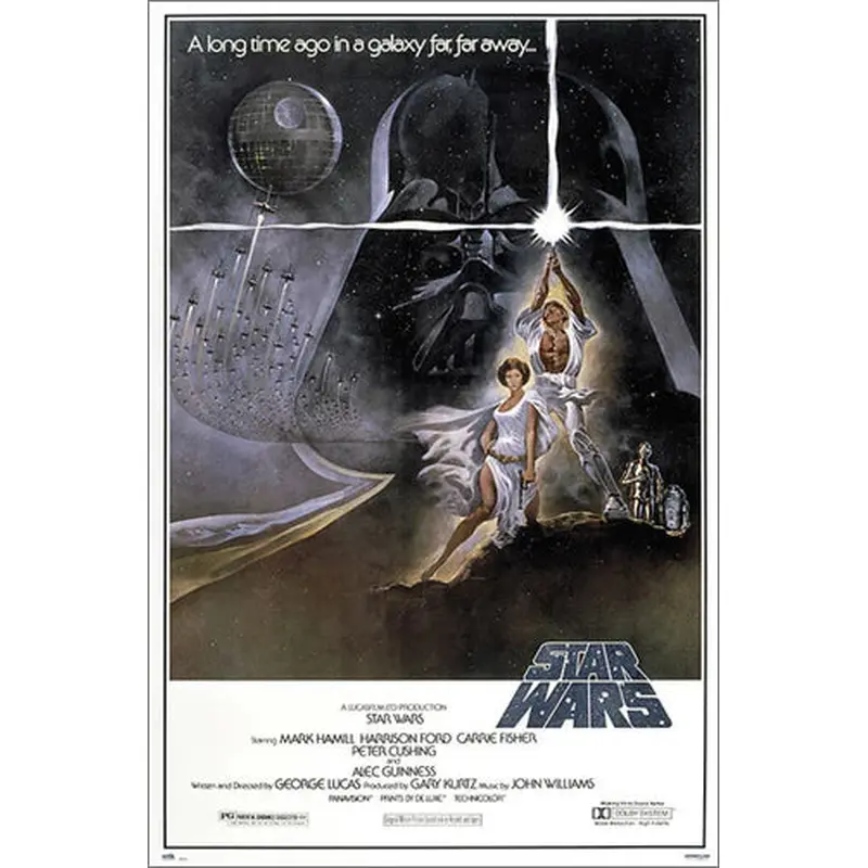 Star Wars (1977) Official "Style A" Original Art Poster Reproduction - Grupo Erik