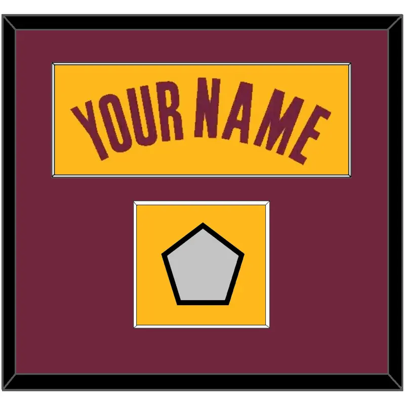 Cleveland Name & Champions Patch - Alternate Yellow (2012-2017) - Single Mat 2