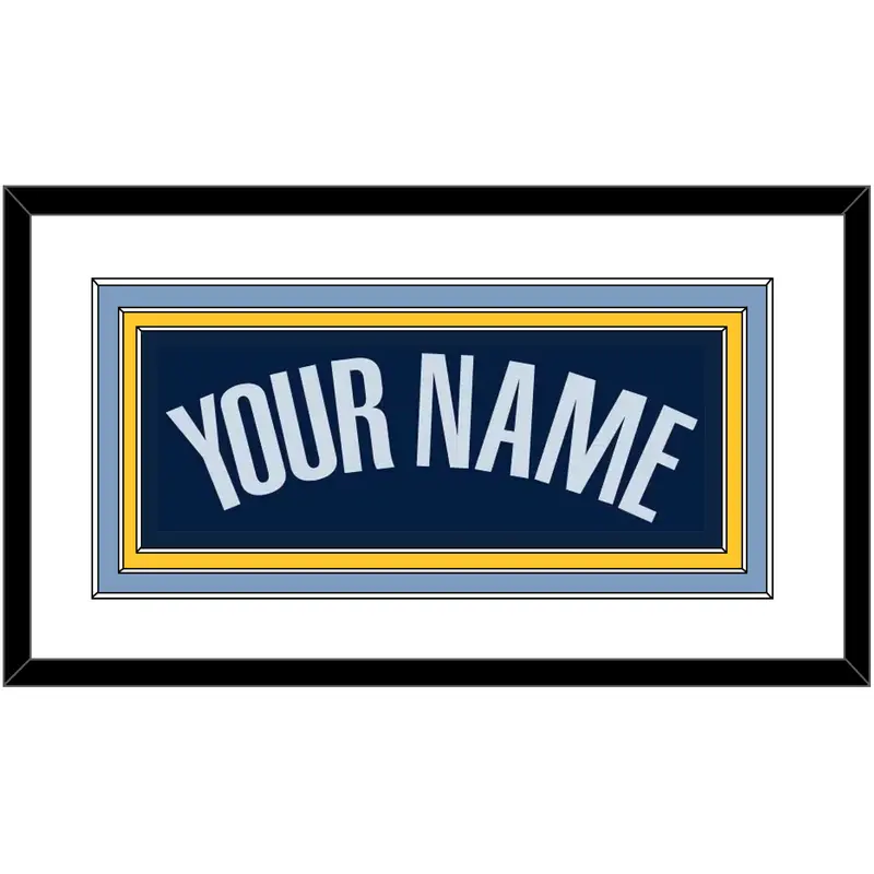 Memphis Name - Road Navy (2004-2010) - Triple Mat 2