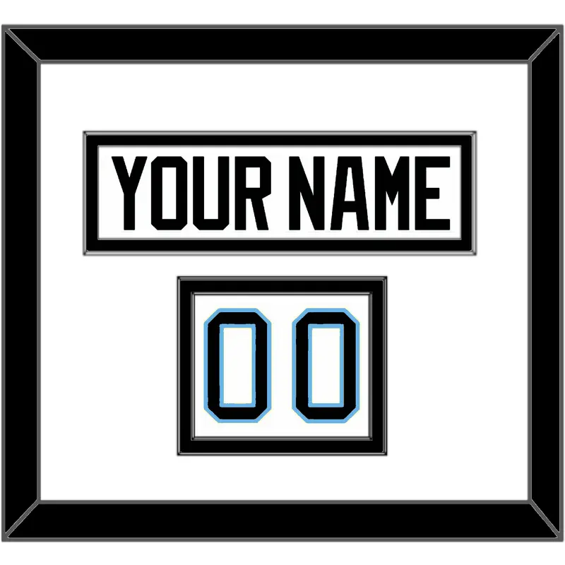 Utah Nameplate & Number (Shoulder) - Road White - Double Mat 2