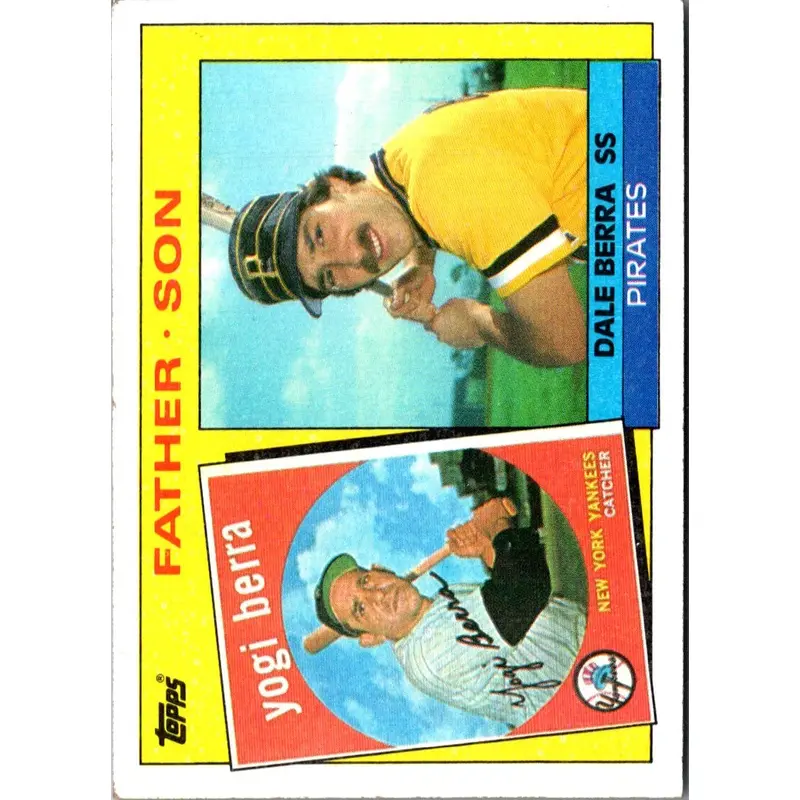 1985 Topps Yogi Berra/Dale Berra #132