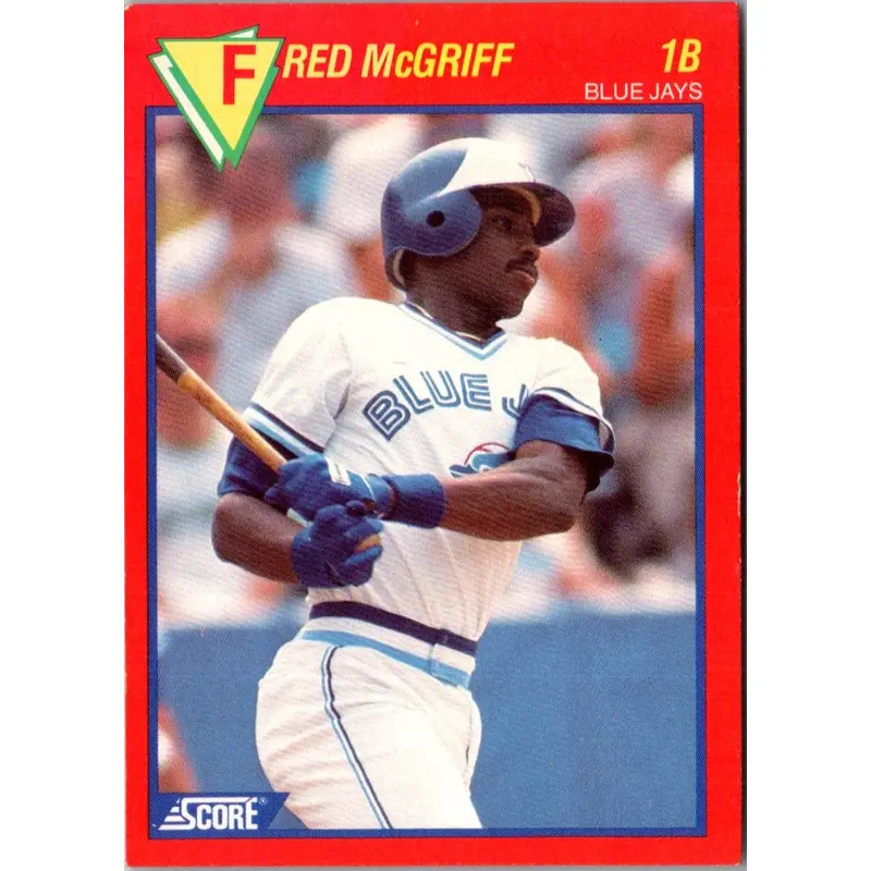 1989 Score Baseball's 100 Hottest Players Fred McGriff #65