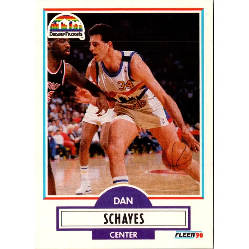 1990 Fleer Danny Schayes #53
