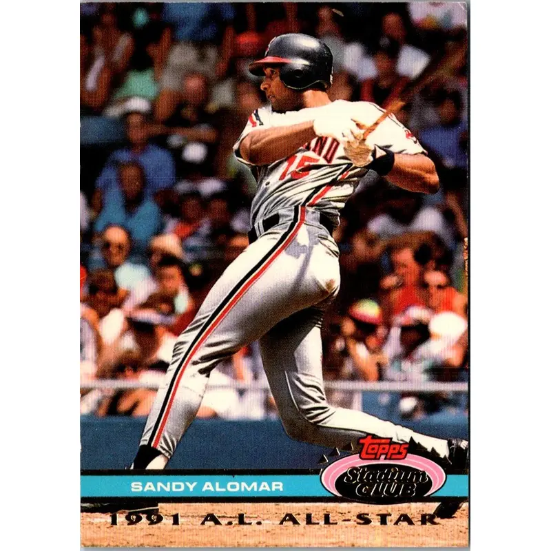 1991 Topps Woolworth Baseball Highlights Sandy Alomar Jr. #6