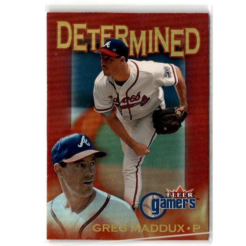 2000 Fleer Gamers Determined Greg Maddux #7D