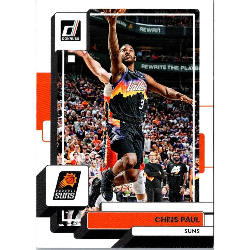 2022 Donruss Holo Laser Red/Gold Chris Paul #134