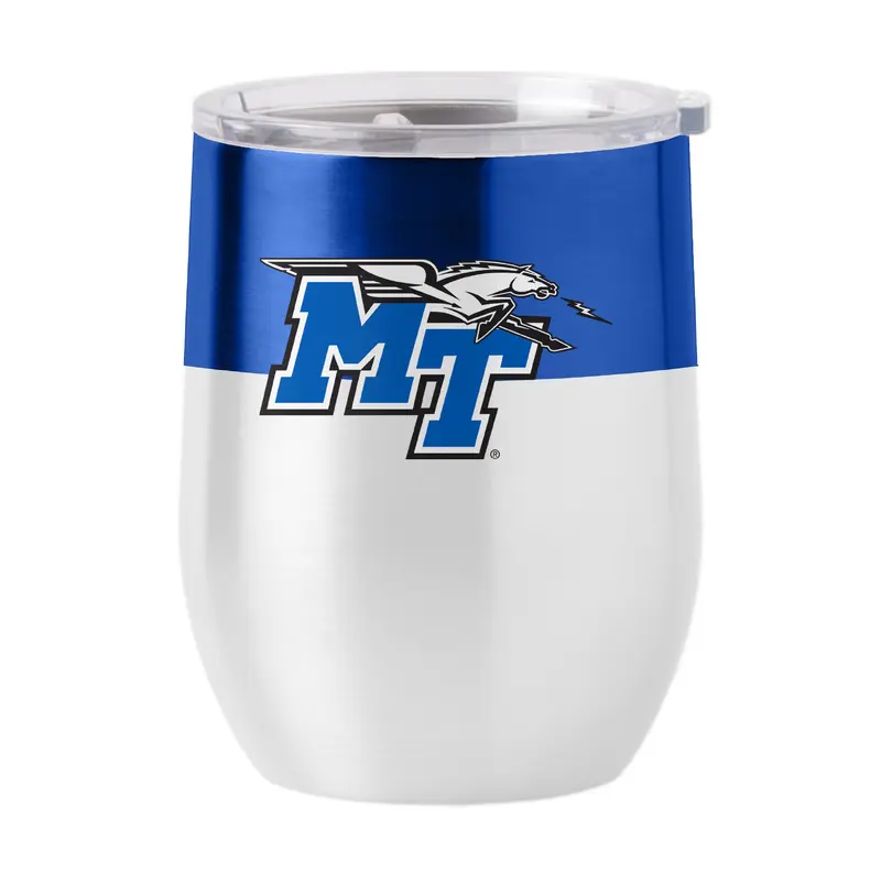 MTSU 16oz Colorblock Stainless Curved Beverage