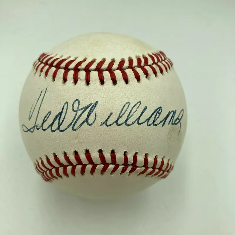 Ted Williams Signed Autographed Official American League Baseball With JSA COA