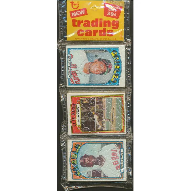 1972 Topps Baseball Unopened Rack Pack (Authenticate)