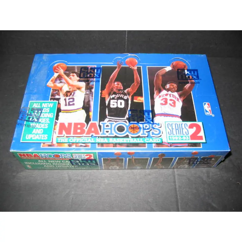 1992/93 Hoops Basketball Series 2 Box