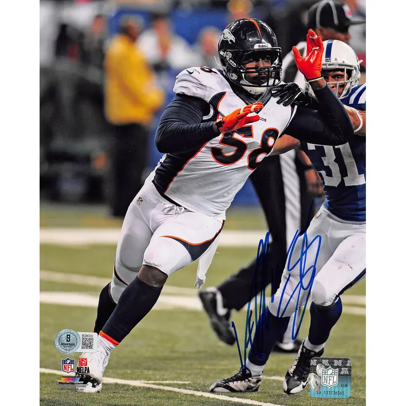 Broncos Von Miller Authentic Signed 8x10 Photo Autographed BAS #BQ96333