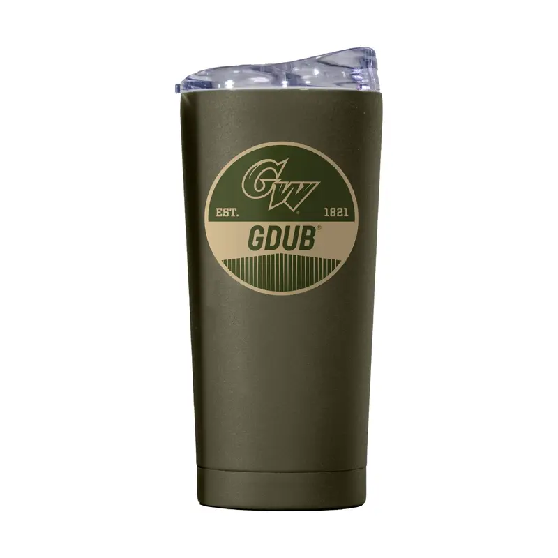 George Washington 20oz Olive Badge Powder Coat Tumbler