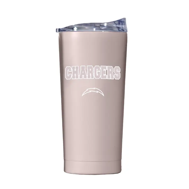 LA Chargers 20oz Stencil Powder Coat Tumbler