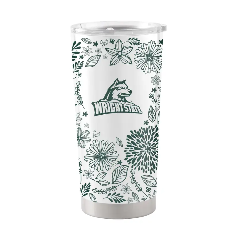 Wright State 20oz Botanical Stainless Tumbler
