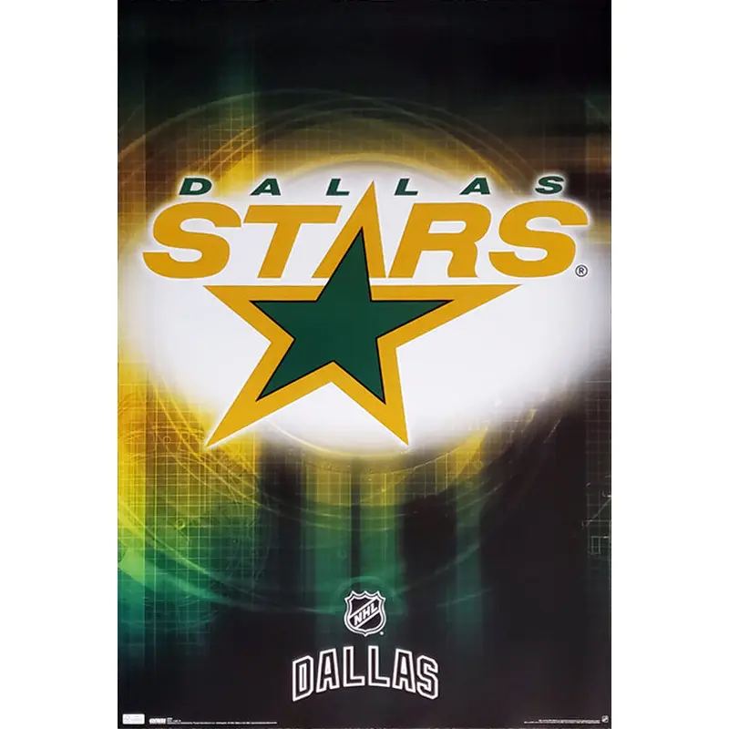 Dallas Stars Official NHL Team Logo (1994-2013 Style) Poster - Costacos