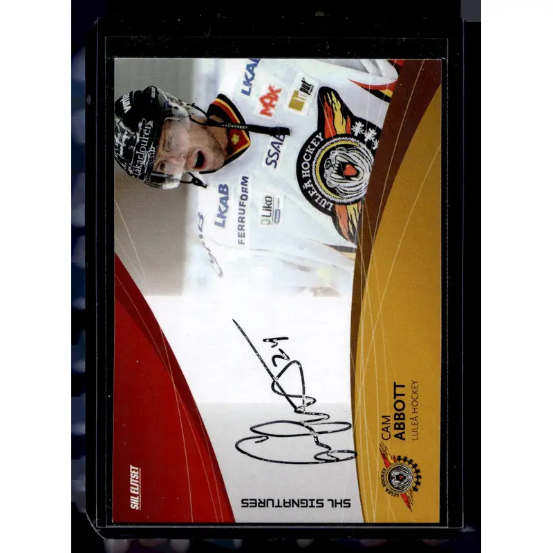2011-12 SHL Signatures - Cam Abbott