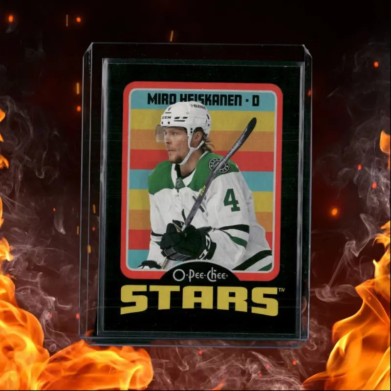 2024-25 O-Pee-Chee Miro Heiskanen Retro Black Border 053/100 #241