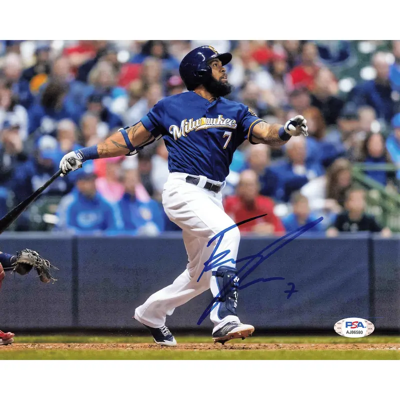 Eric Thames signed 8x10 photo PSA/DNA Milwaukee Brewers Autographed
