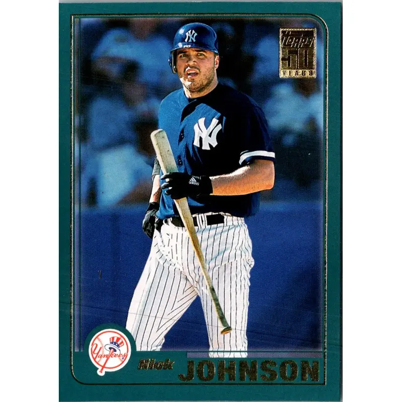 2001 Topps Traded & Rookies Nick Johnson #T178