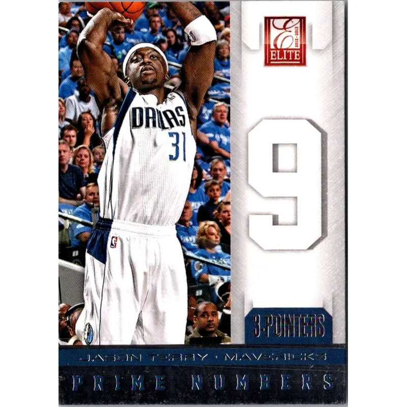 2013 Panini Totally Certified Materials Blue Prime Jason Terry #9