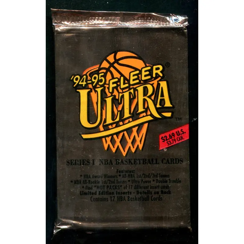 1994/95 Fleer Ultra Basketball Unopened Series 1 Jumbo Pack (Pre-priced) (17)