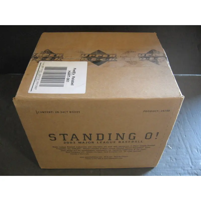 2003 Upper Deck Standing O Baseball Case (20 Box)