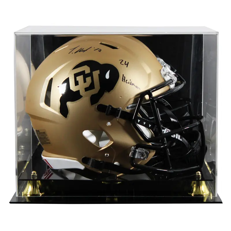 Colorado Travis Hunter "24 HT" Signed F/S Speed Proline Helmet W/ Case BAS Wit