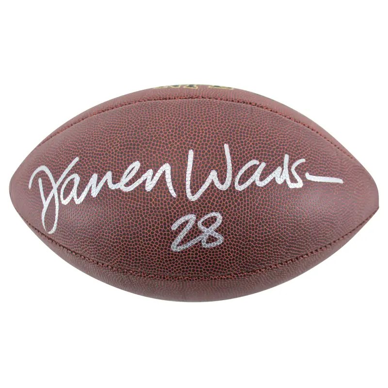 Cowboys Darren Woodson Authentic Signed Wilson Super Grip Football BAS Witnessed