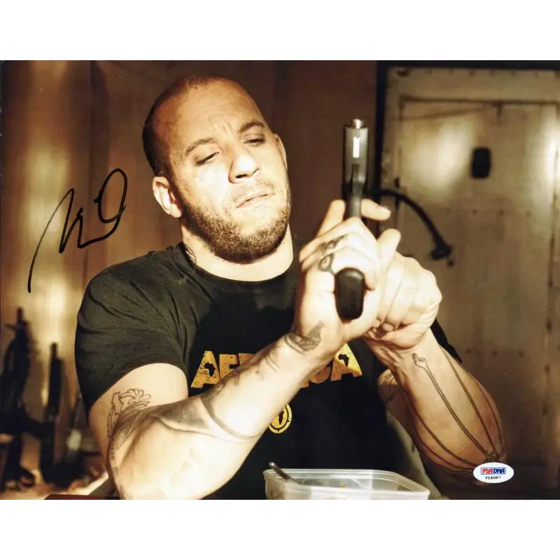 Vin Diesel Fast & Furious 6 Signed Authentic 11X14 Photo PSA/DNA #V24087