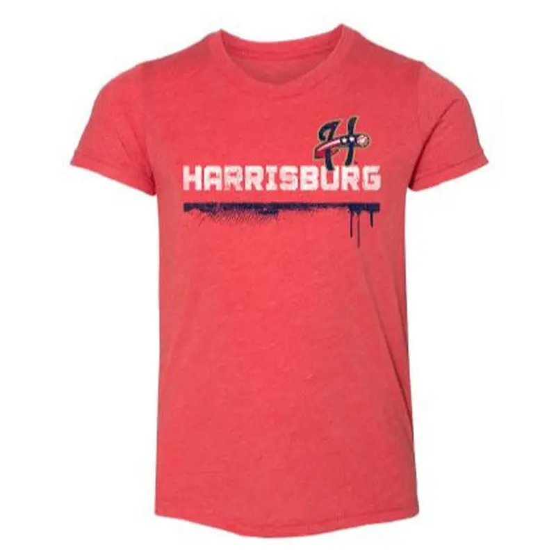 Harrisburg Senators Red Youth Drizzle Tee