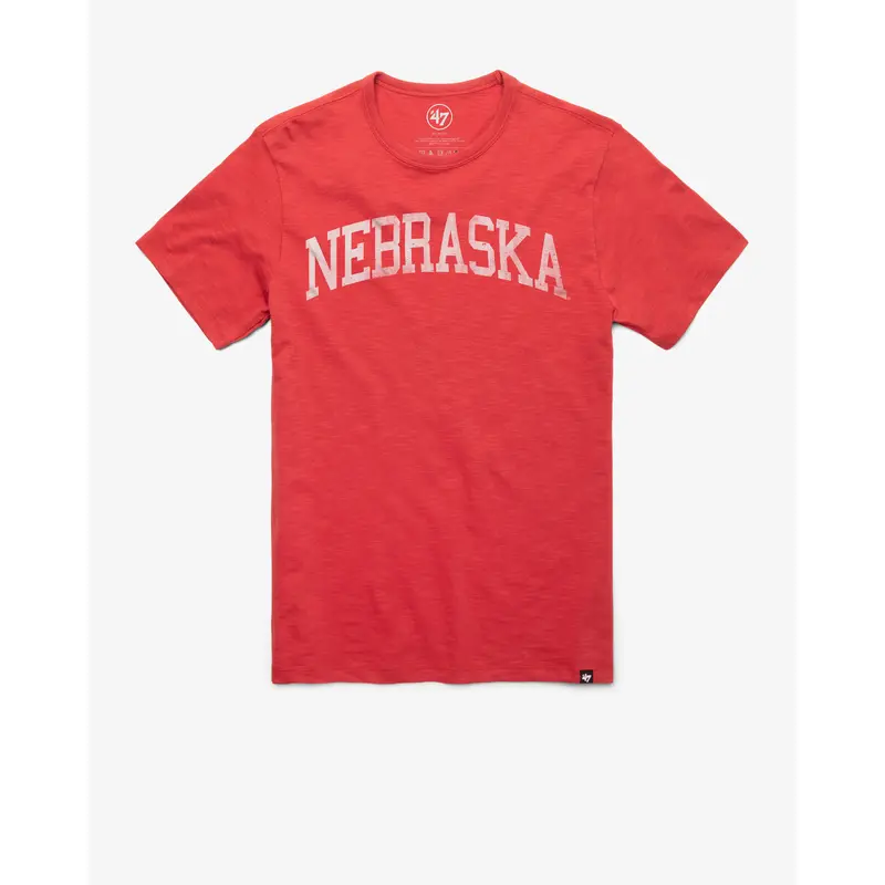 NEBRASKA CORNHUSKERS CLASSIC BLOCK '47 SCRUM TEE