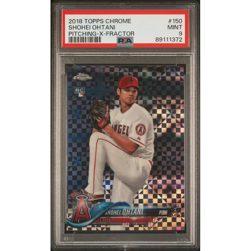 Shohei Ohtani 2018 Topps Chrome #150 Xfractor PSA 9 Mint
