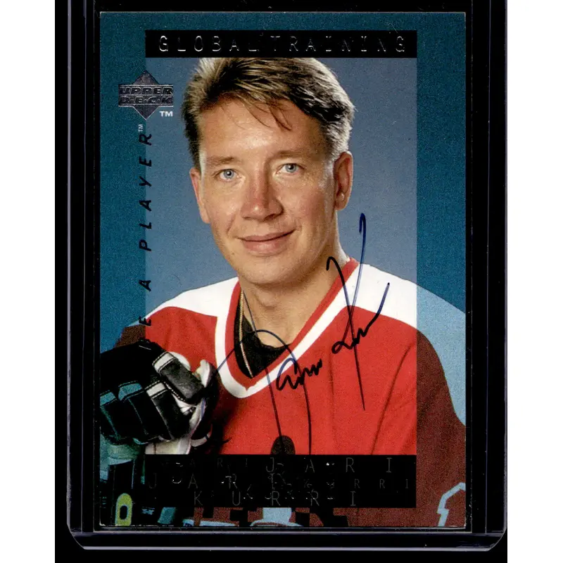 1995-96 Upper Deck Be a Player - Autographs - Jari Kurri #S201