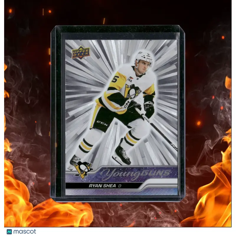 2023-24 Upper Deck Ryan Shea Outburst Silver Young Guns Rookie #489