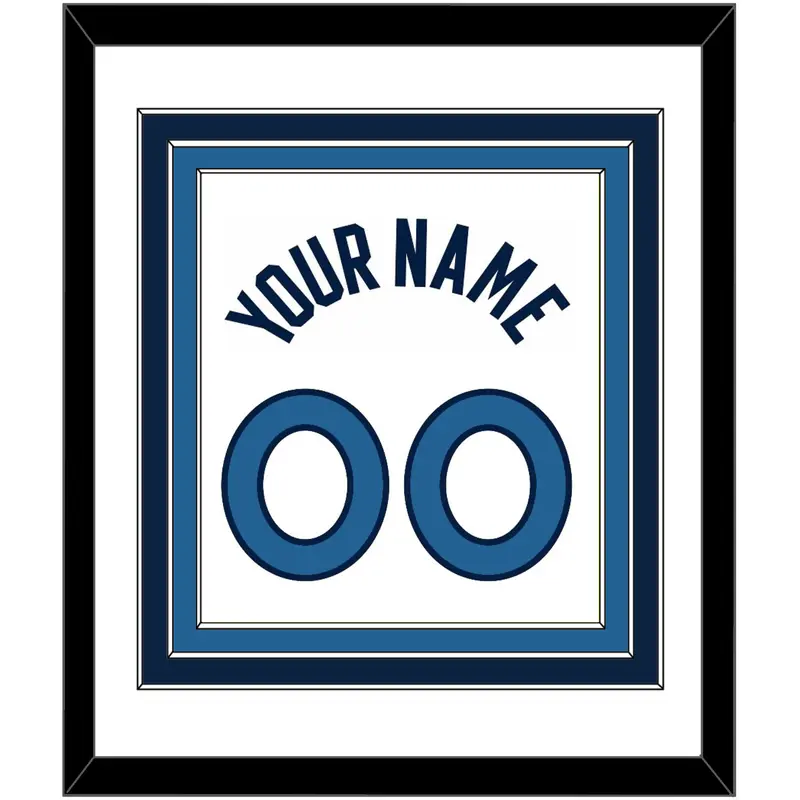 Minnesota Name & Number - White Association - Triple Mat 1