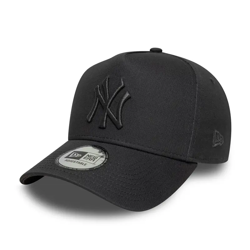 New York Yankees MLB Metallic Dark Grey 9FORTY E-Frame Adjustable Cap