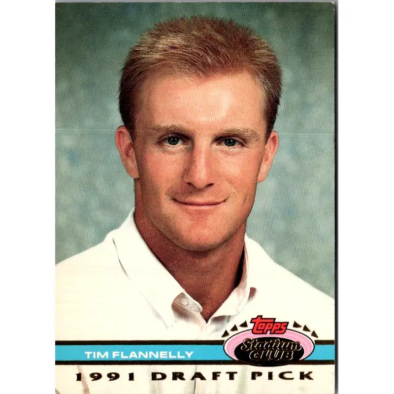 1992 Stadium Club Dome Tim Flannelly #50 Rookie