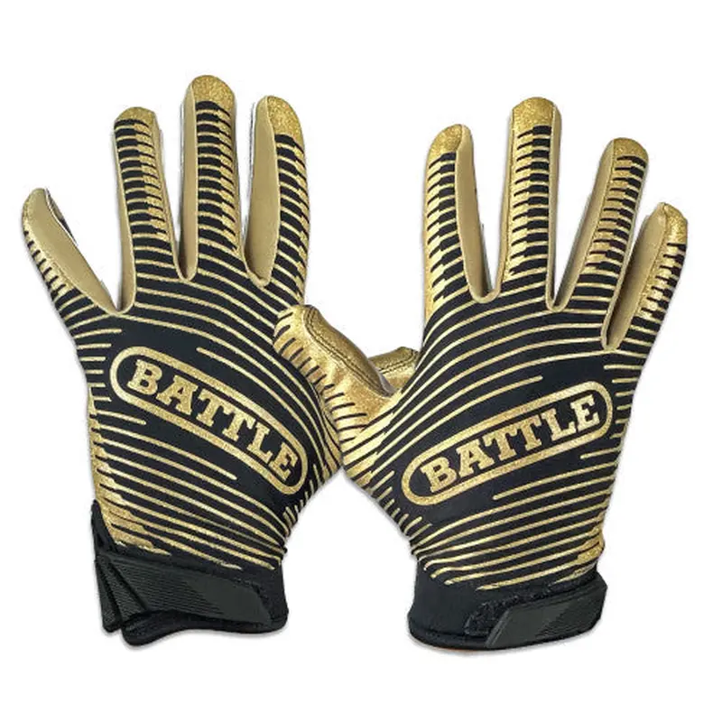 New Battle "USA Glitter" Doom Receiver Football Gloves Adult Size Small