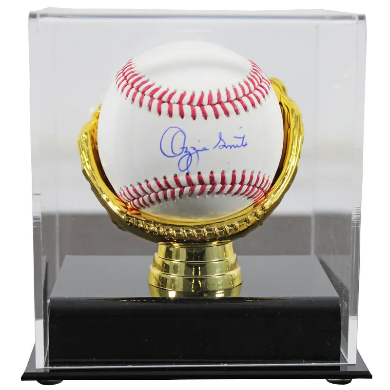 Cardinals Ozzie Smith Authentic Signed Oml Baseball Autographed w/ Case Fanatics